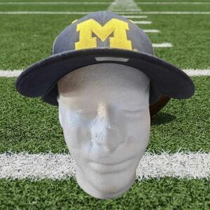 New Men's Michigan Wolverines‎ Football Baseball Hat Cap NCAA Snap Size OSFM